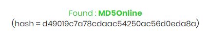 md5 hash decrypted