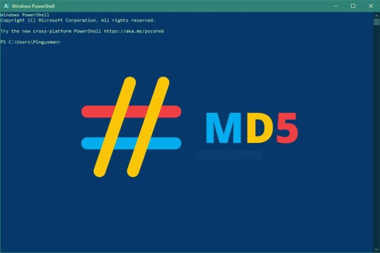 How to Do a MD5 Checksum on Windows? (No App Required)