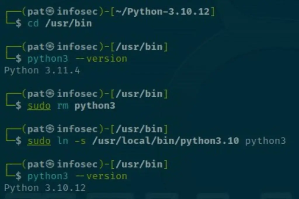 how to install the latest python version on kali linux