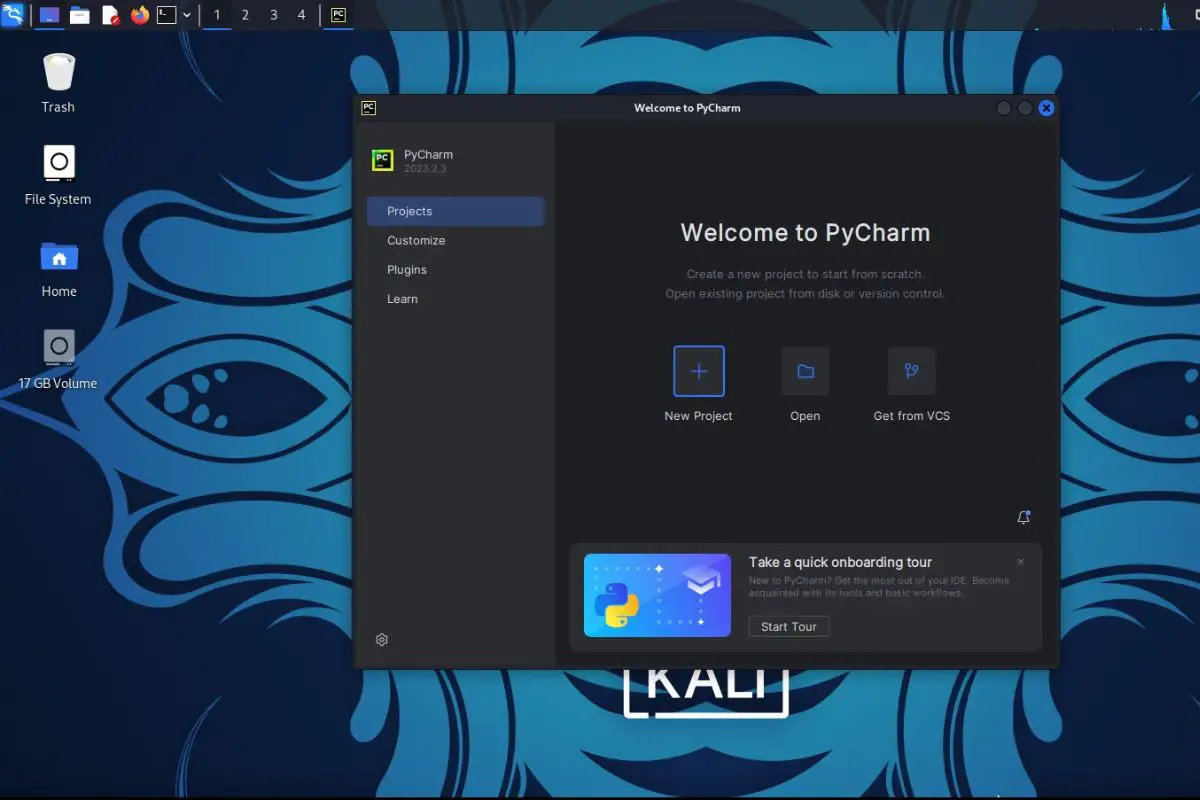 how to install pycharm on kali linux