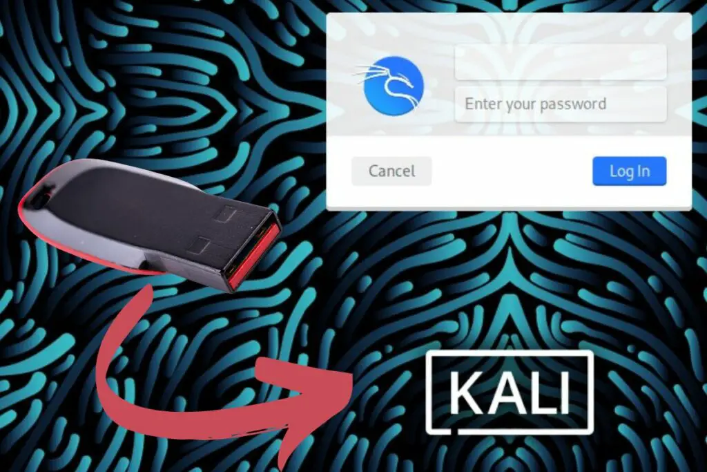 how to boot from usb on kali linux